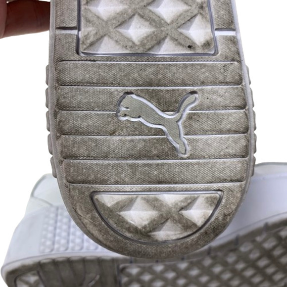 PUMA White Smash Platform v2 Classic Sneakers - Picture 11 of 14
